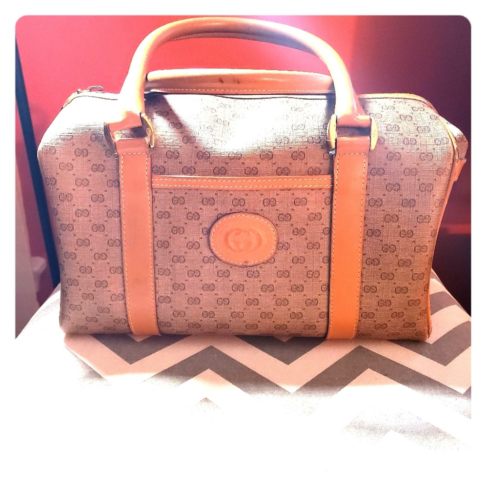 Vintage Gucci Mini Boston Bag
